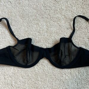 Sheer Mesh Underwire 34A Bra